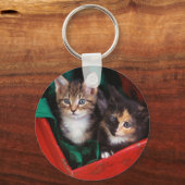KerstKittens Sleutelhanger (Voorkant)
