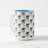 KerstKittens Tweekleurige Koffiemok (Voorkant links)