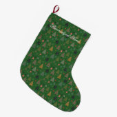 Kerstklanken-Groen Grote Kerstsok (Voorkant (Hangend))