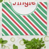 Kerstklanken Keukenhanddoek (Gevouwen)