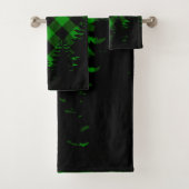 Kerstklassiek groen Plaid Kerstmis evergreens Bad Handdoek (Insitu)