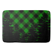 Kerstklassiek groen Plaid Kerstmis evergreens Badmat (Voorkant)