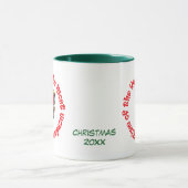 Kerstklassieke rendiertijd geweldig mok (Midden)