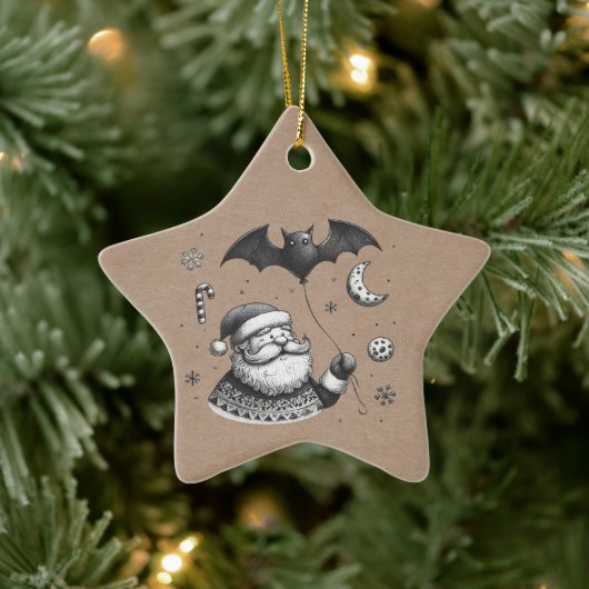 Kerstklauwen Keramisch Ornament (Boom)
