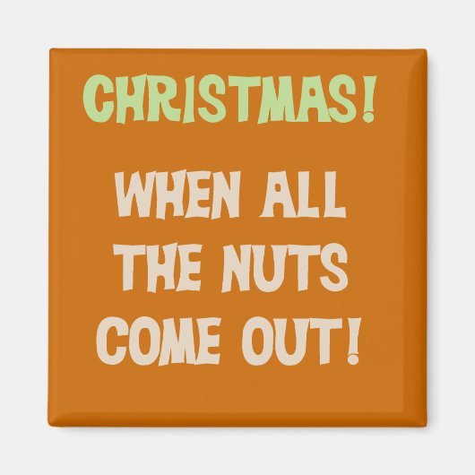 kerstkleden en cadeautjes magneet (Voorkant)