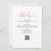 Kerstkleding alles in één Baby shower Kaart (Achterkant)