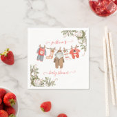 Kerstkleding Baby shower Servet (Insitu)