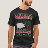 kerstkleding voor varkens t-shirt (Voorkant)