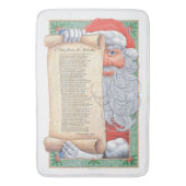 kerstkleed voor Kerstmis Badmat (Voorkant Verticaal)