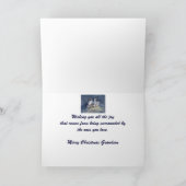 Kerstkleinson California Quail Bird Feestdagen Kaart (Binnen)