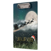 Kerstklembord in de middernacht klembord (Links)