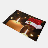 Kerstklep, kerstkaarde deurmat (Schuin)