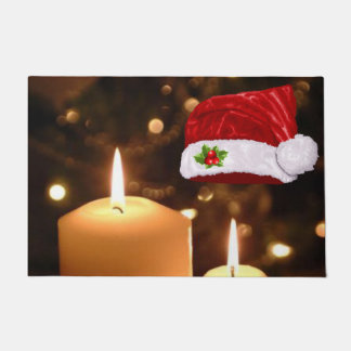 Kerstklep, kerstkaarde deurmat