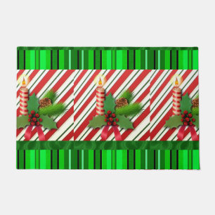 Kerstklep, kerstkaarde deurmat