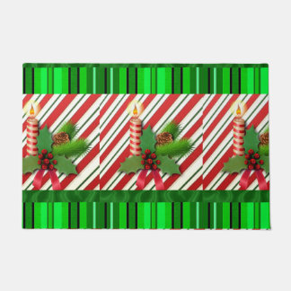 Kerstklep, kerstkaarde deurmat