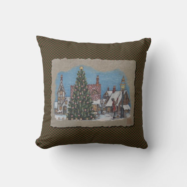 kerstklep kussen (Voorkant)