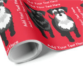 kerstkleppen aangepast tekstomslagpapier cadeaupapier (Rol Hoek)