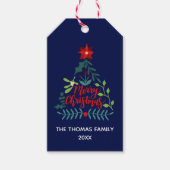 kerstkleppen cadeaulabel (Voorkant)