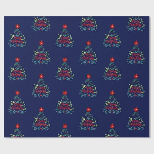 kerstkleppen cadeaupapier (Vlak)