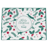 kerstkleppen en heilige patronen groot cadeauzakje (Voorkant)