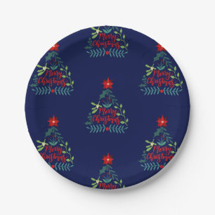 kerstkleppen papieren bordje