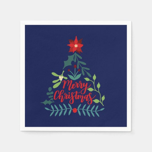 kerstkleppen servet (Voorkant)