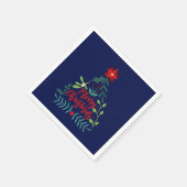 kerstkleppen servet (Hoek)