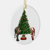 Kerstkleppen - versier de boom keramisch ornament (Rechts)