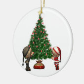 Kerstkleppen - versier de boom keramisch ornament (Links)