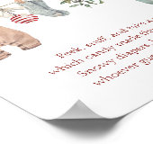 Kerstkleren Raad de Zoete Troep Poster (Hoek)