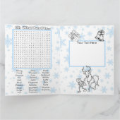 kerstkleur en Kaart voor de activiteit van het kin (Binnen)