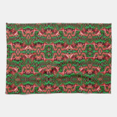 kerstkleur theedoek (Horizontaal)