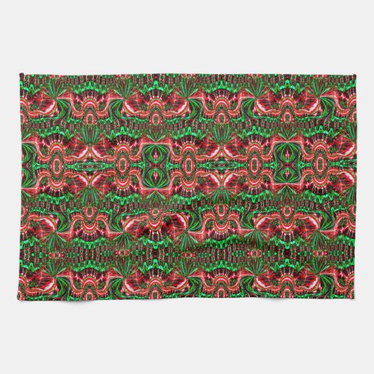 kerstkleur theedoek (Horizontaal)