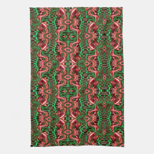 kerstkleur theedoek (Verticaal)