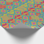 Kerstkleuren cadeaupapier (Hoek)