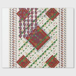 Kerstkleuren cadeaupapier