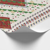 Kerstkleuren cadeaupapier (Hoek)