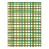 Kerstkleuren geruit  tafelkleed (Voorkant)