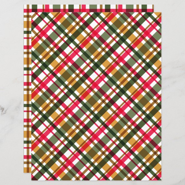 Kerstkleuren gespeeld (Voorkant / Achterkant)