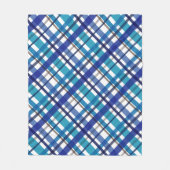 Kerstkleuren gespeeld fleece deken (Voorkant)