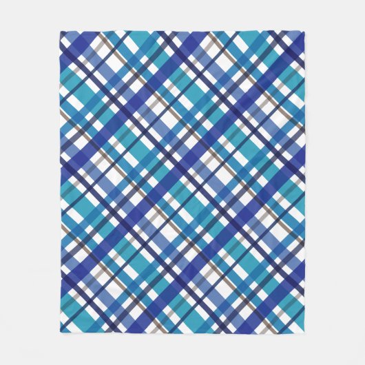 Kerstkleuren gespeeld fleece deken (Voorkant)