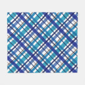 Kerstkleuren gespeeld fleece deken (Voorkant (Horizontaal))