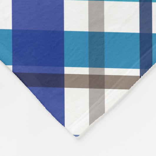 Kerstkleuren gespeeld fleece deken (Hoek)