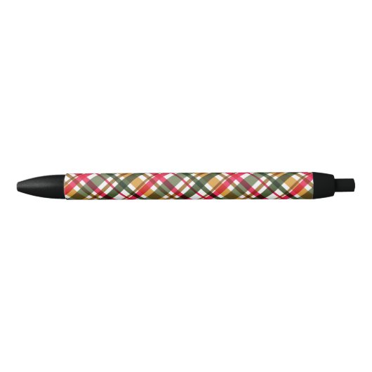 Kerstkleuren gespeeld zwarte inkt pen (Voorkant)
