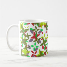 Kerstkleuren helder koffiemok