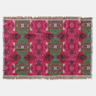 Kerstkleuren Kaleidoscoop Deken