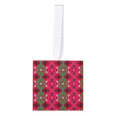 Kerstkleuren Kaleidoscope - Ornament afsnijden (Voorkant)