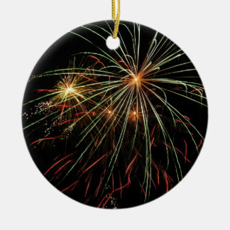 kerstkleuren keramisch ornament