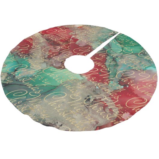 kerstkleuren kerstboom rok (Gekanteld)