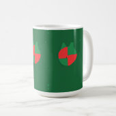 Kerstkleuren Koffiemok (Voorkant rechts)